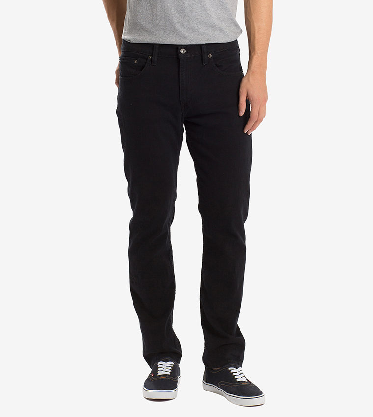Levi's slim black jeans hotsell