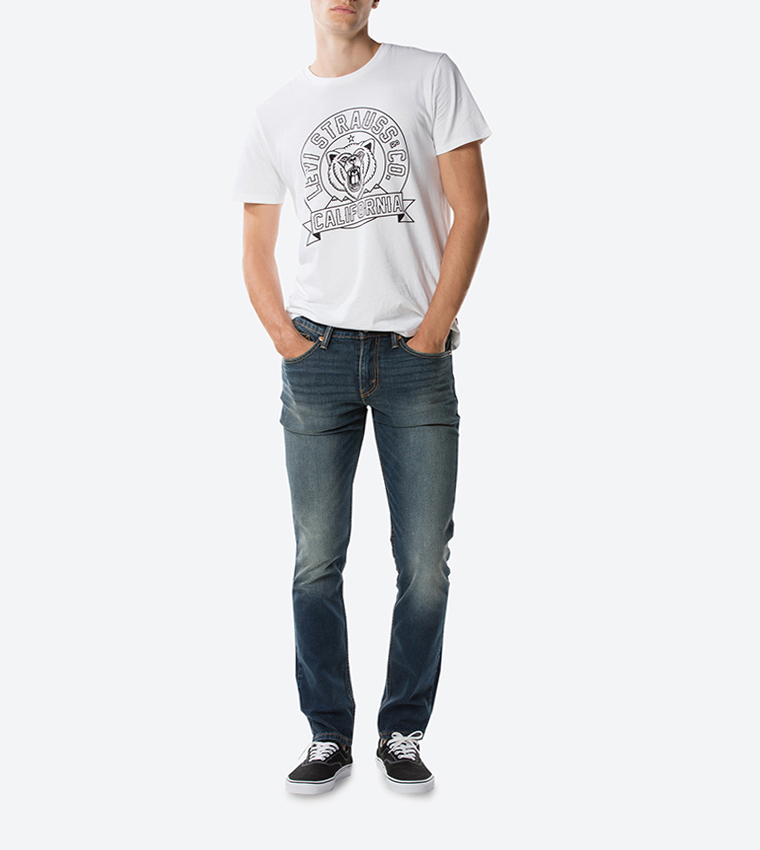 Zip Fly 5 Pocket Jeans - Blue - 04511-2403 04511-2403