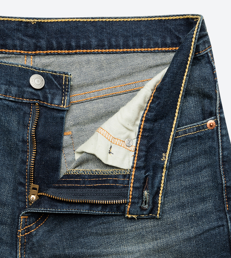 Zip Fly 5 Pocket Jeans - Blue - 04511-2403 04511-2403