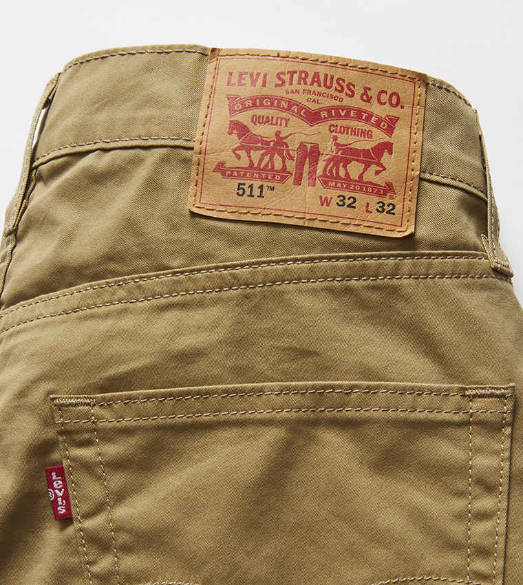 Buy Levi's 511™ Slim Fit Jeans In Brown 6thStreet UAE