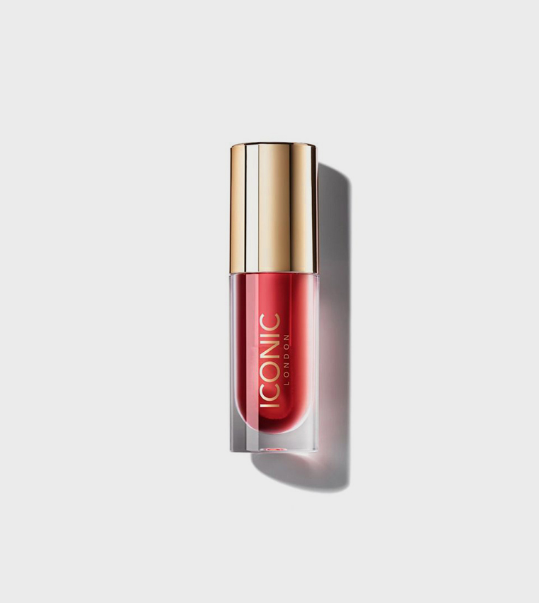 Iconic London Lustre Lip Oil - One To Watch - Sheer Deep Red, 6ml