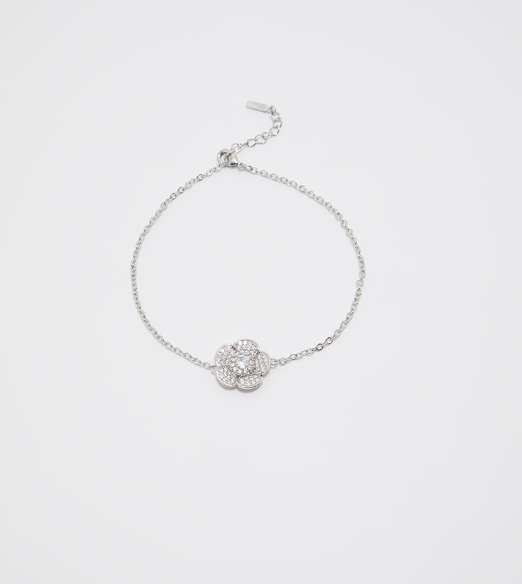 HELENNA Silver-Tone Anklet Set
