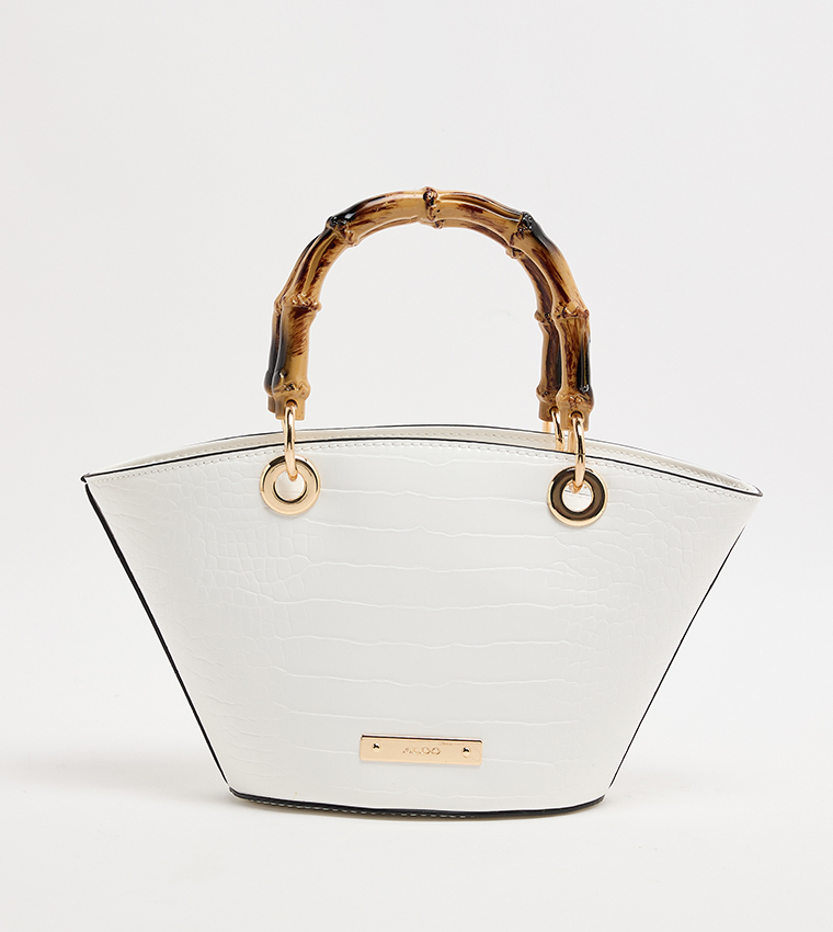 SICIA Textured Satchel Bag