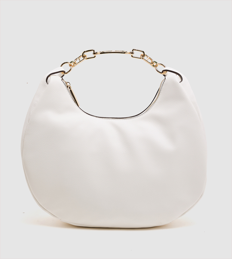 GWIAMAR Chain Link Strap Hobo Bag