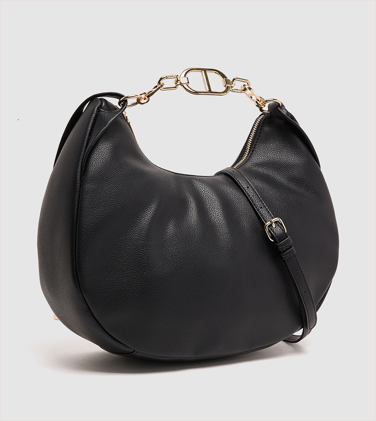 GWIAMAR Chain Link Strap Hobo Bag