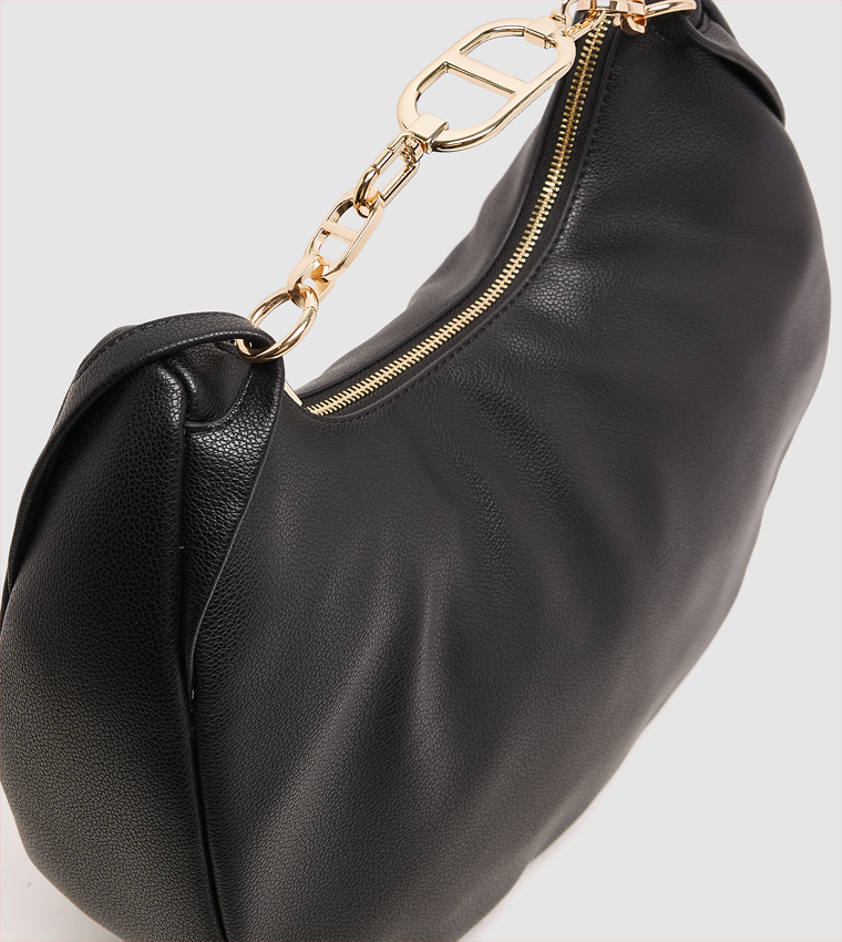 GWIAMAR Chain Link Strap Hobo Bag