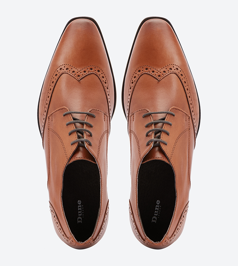 Dune hot sale tan brogues