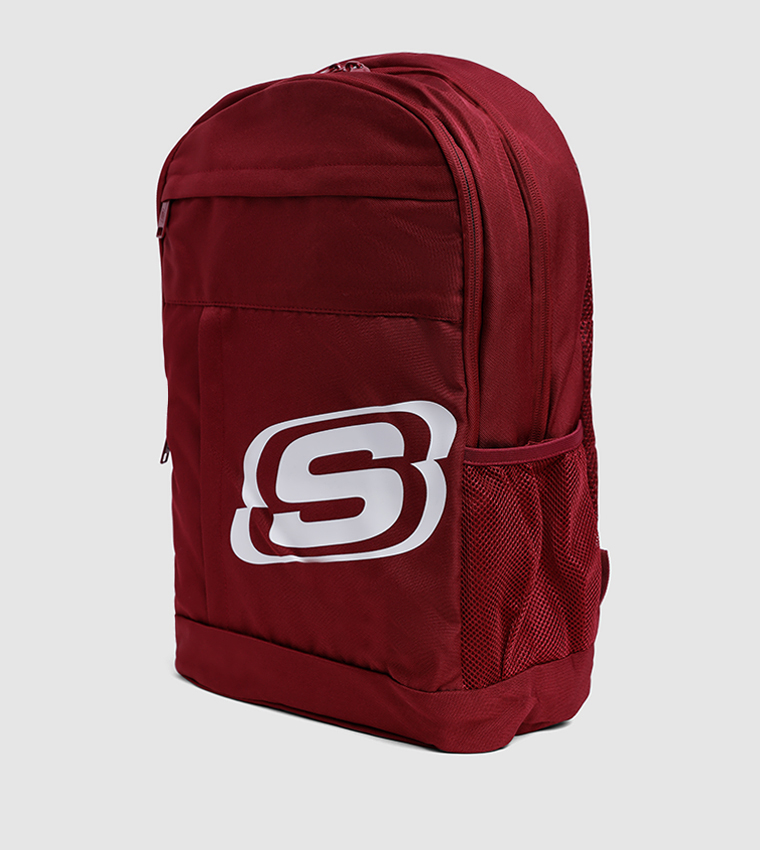 CENTRAL Logo Printed Zippered Backpack