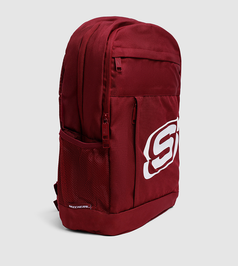 CENTRAL Logo Printed Zippered Backpack