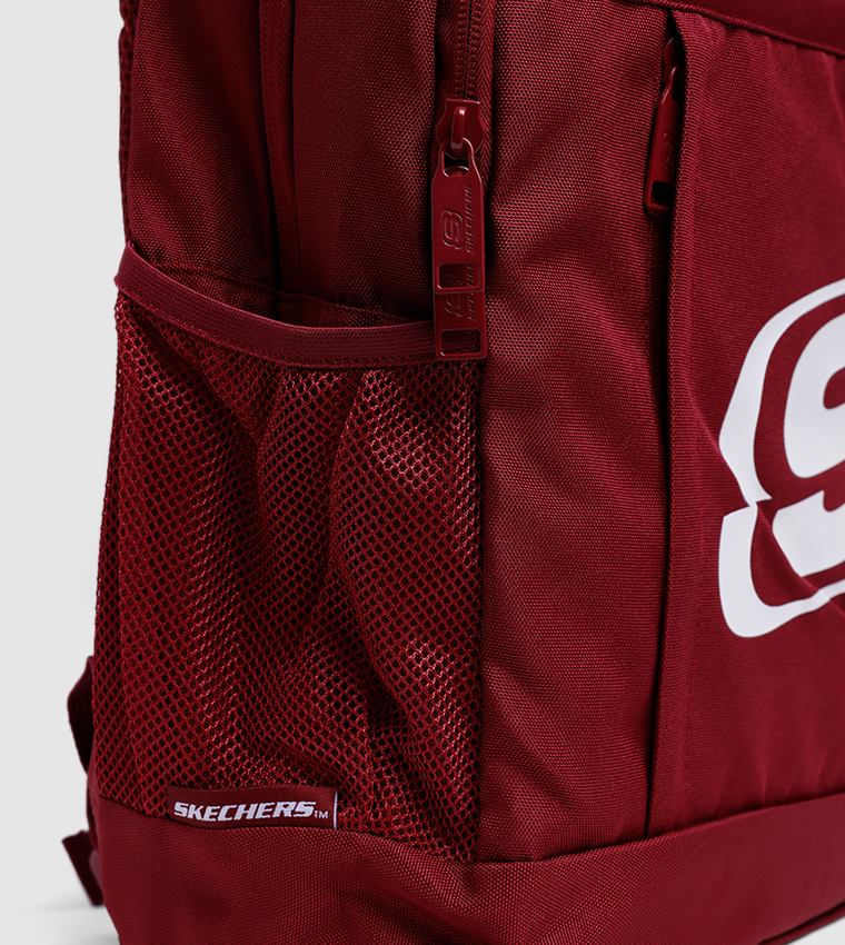 CENTRAL Logo Printed Zippered Backpack