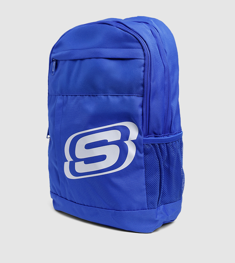 CENTRAL Logo Printed Zippered Backpack