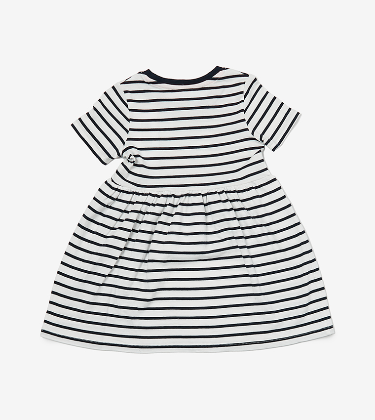 Marks and spencer striped dress best sale