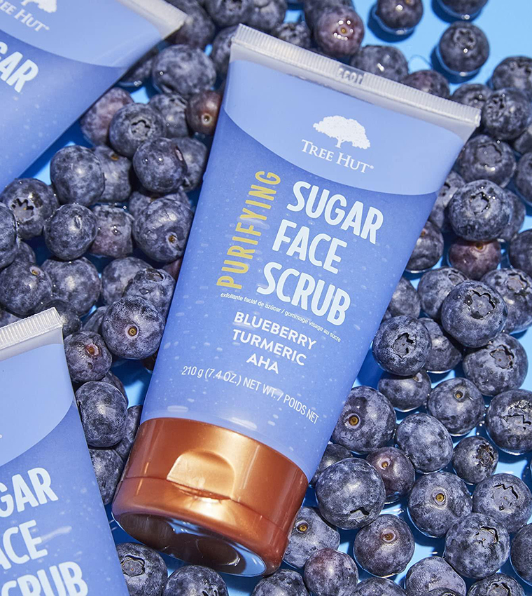 Purifying Blueberry Turmric Face Scrub, 210g