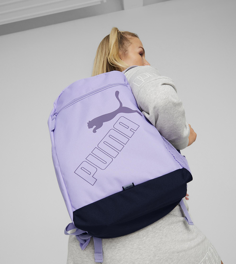 Puma purple sales backpack