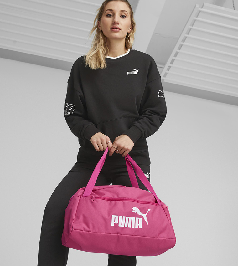 Puma duffel bag discount pink