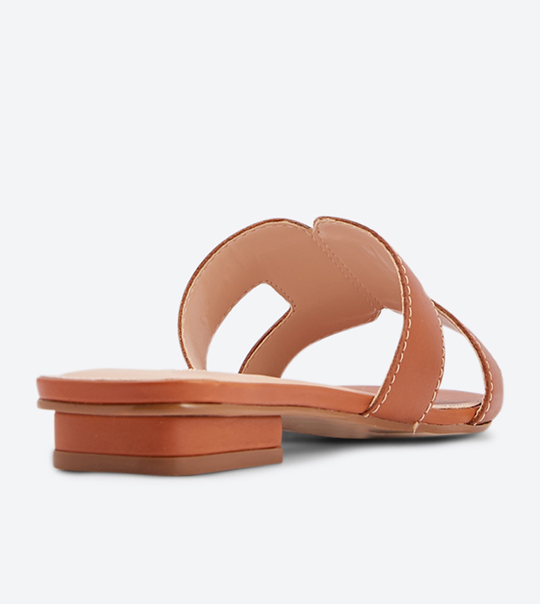 LOUPE Cut-Out Slide Sandals
