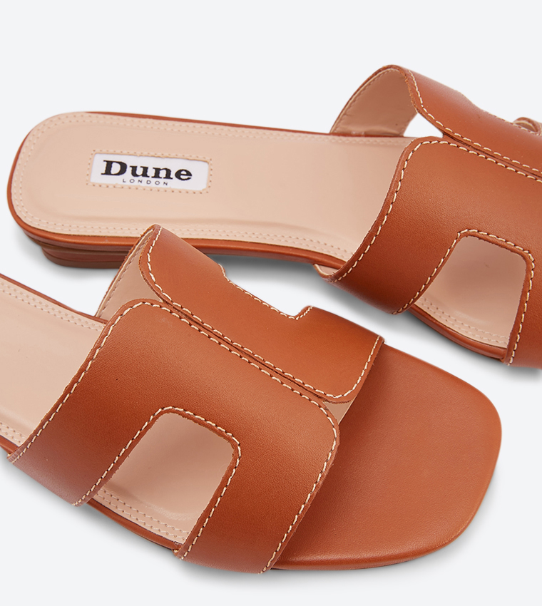LOUPE Cut-Out Slide Sandals