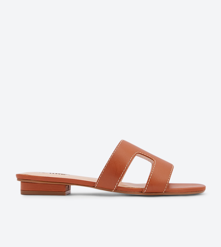 LOUPE Cut-Out Slide Sandals