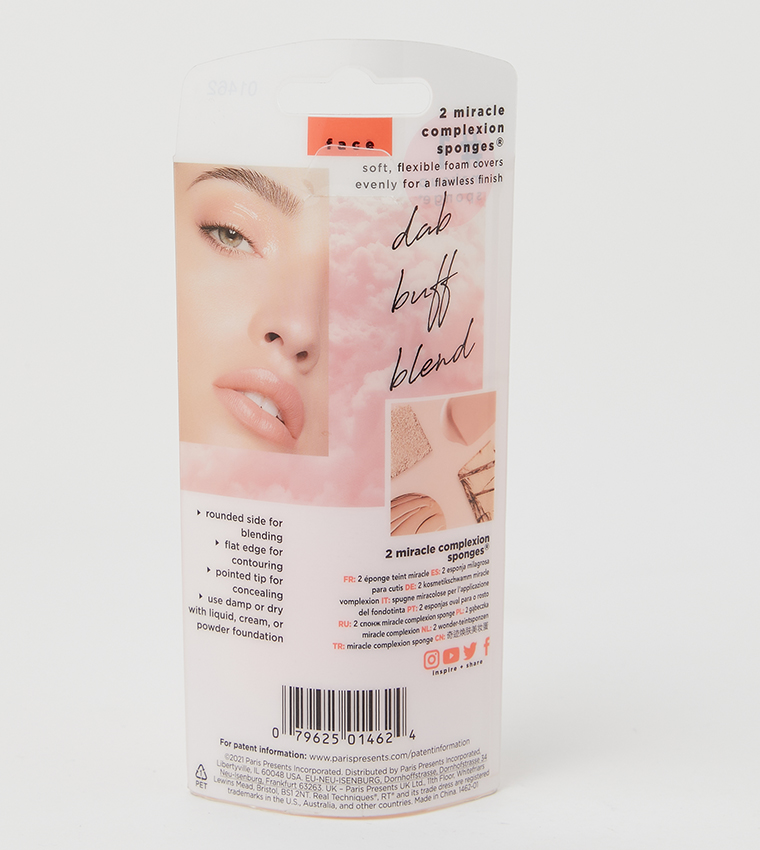 2 Miracle Complexion Sponges - Orange