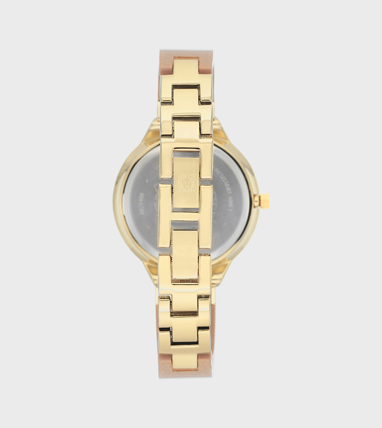 Embellished Dial Analog Watch