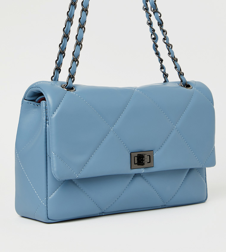 Buy Carino Unique Shoulder Bag In Blue 6thStreet Saudi Arabia