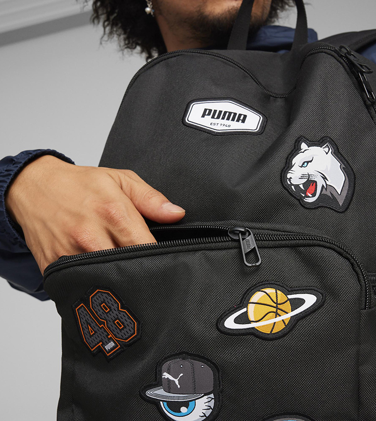 Appliqued Front Pocket Backpack