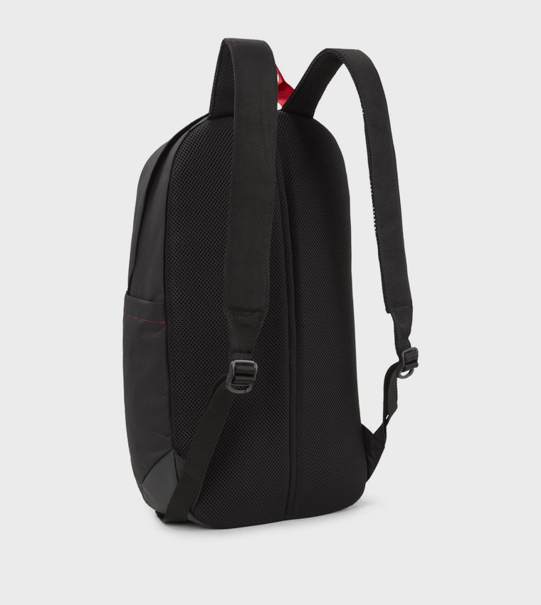 F1 Printed Zip Closure Backpack