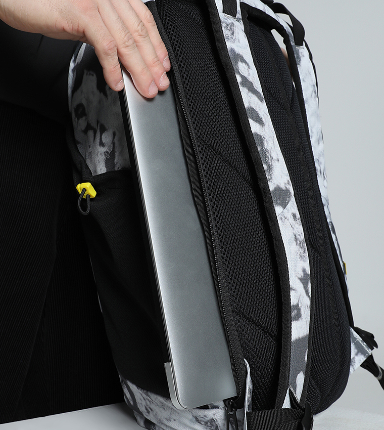 TECH Abstract Printed Backpack