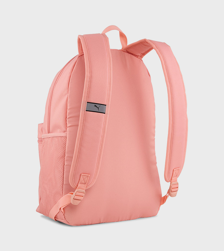 حقيبة ظهر بطبعة شعار وجيب أمامي