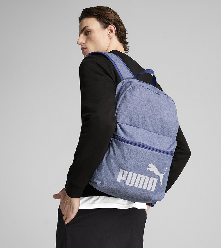PHASE III Logo Printed Front Pocket Backpack
