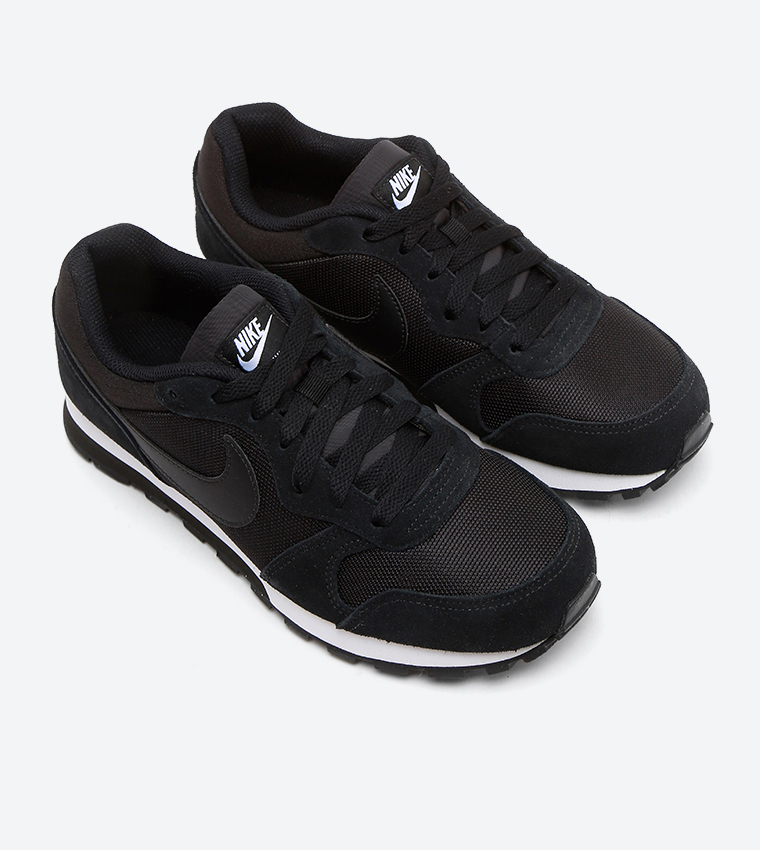 Md Runner 2 Laced Shoes Black Black White 6