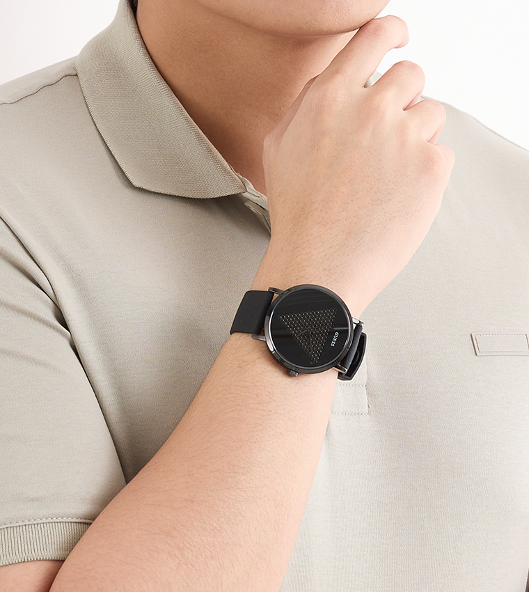 Imprint Quartz Analog Watch, 44 mm