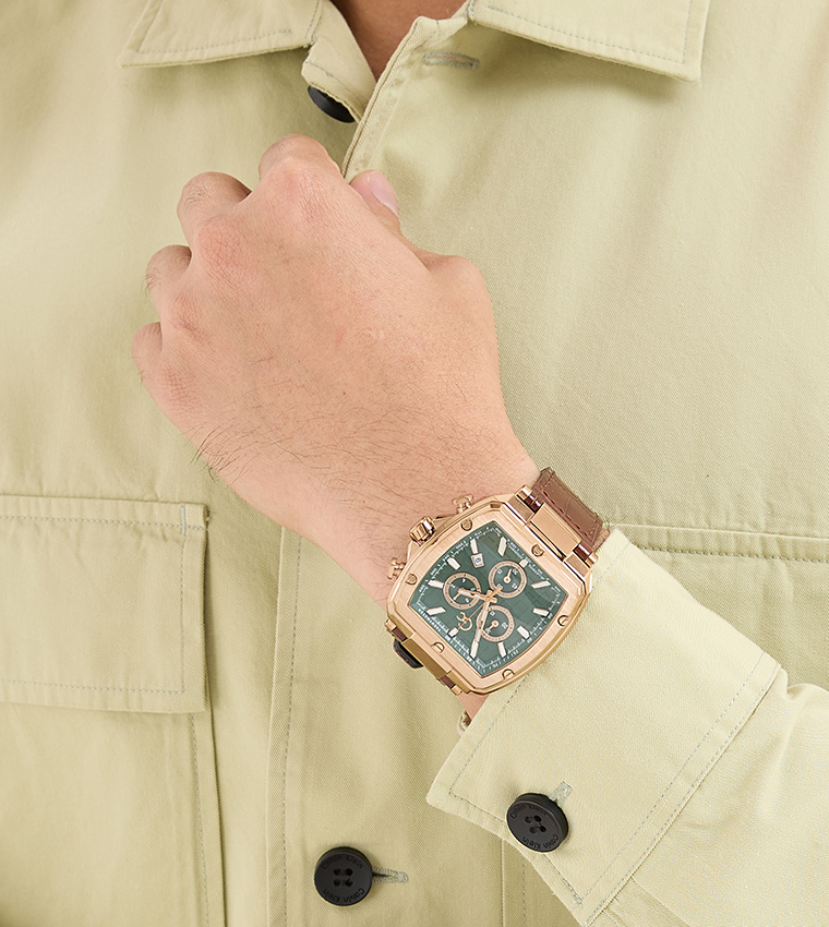 Spirit Tonneau Chronograph Watch, 44 mm