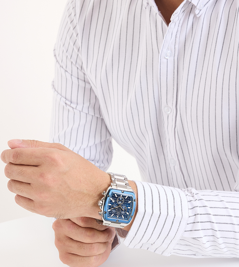 Spirit Tonneau Chronograph Watch, 44 mm