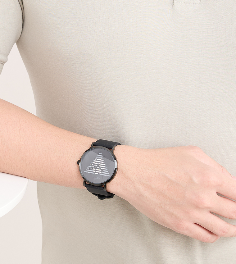 Idol Quartz Analog Watch, 44 mm