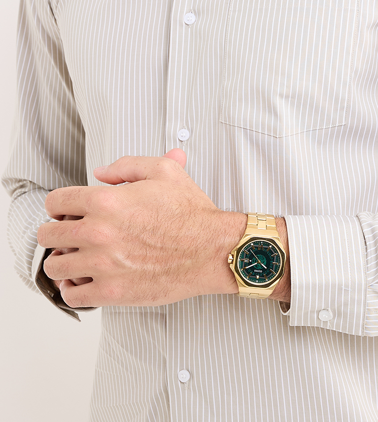 Emperor Quartz Analog Watch, 42 mm