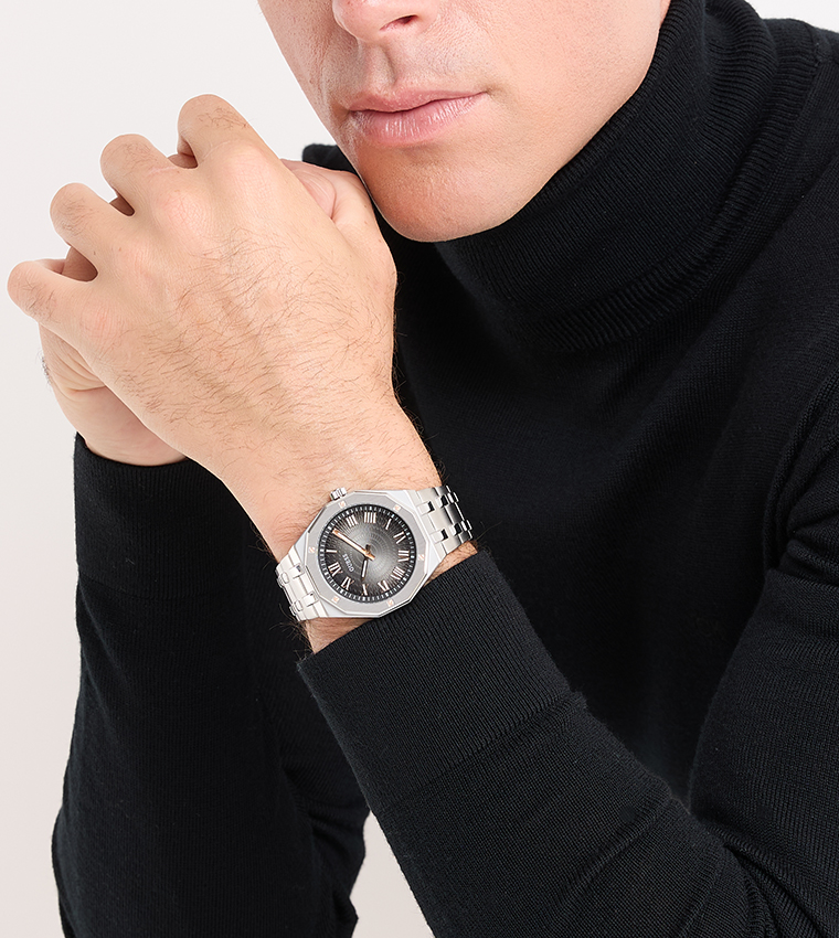 Asset Quartz Analog Watch, 42 mm