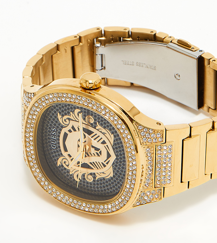 Kingdom Quartz Analog Watch, 45 mm