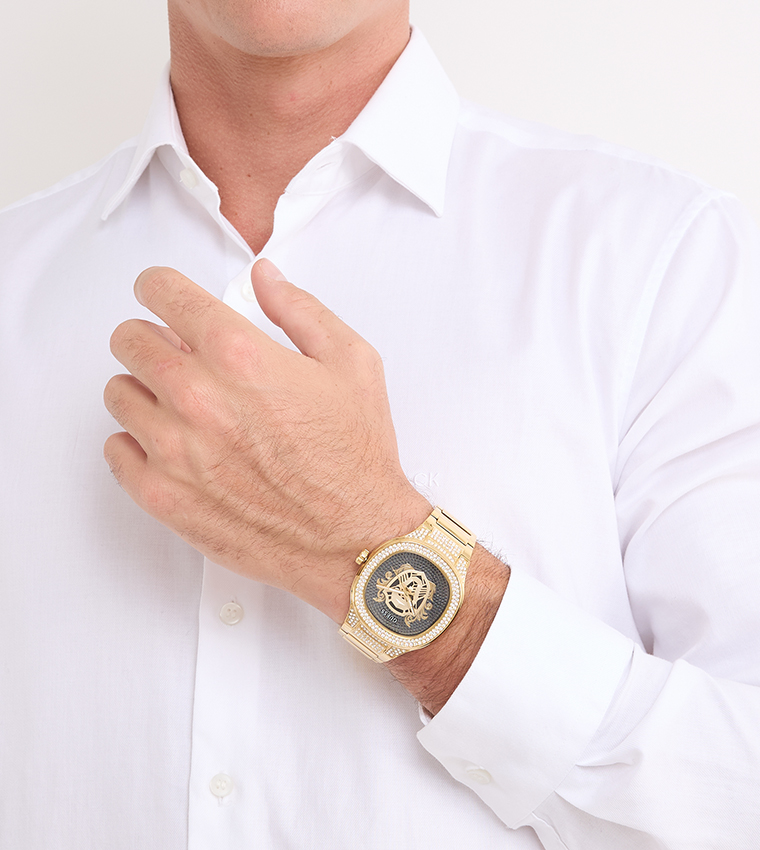 Kingdom Quartz Analog Watch, 45 mm