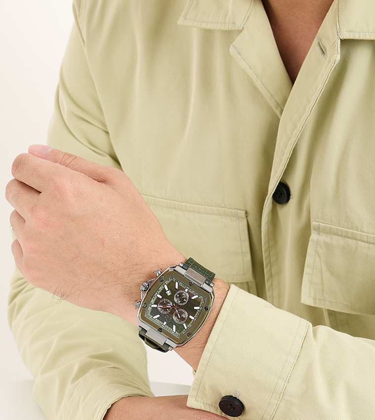 Spirit Tonneau Chronograph Watch, 44 mm