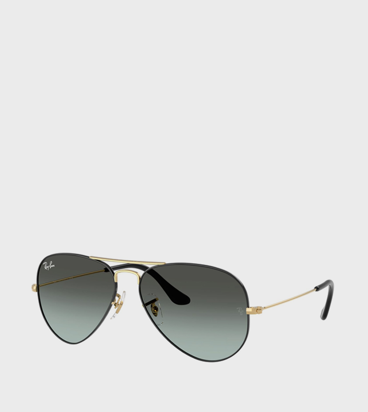 Metal Rim Aviator Sunglasses