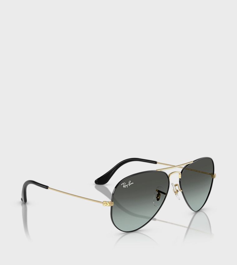 Metal Rim Aviator Sunglasses