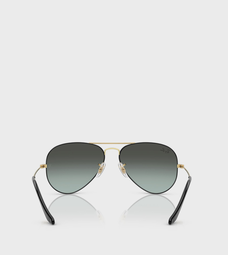 Metal Rim Aviator Sunglasses