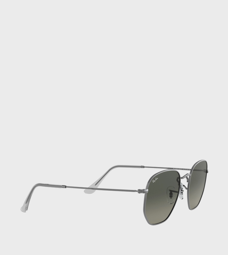 Metal Rim Hexagon Sunglasses