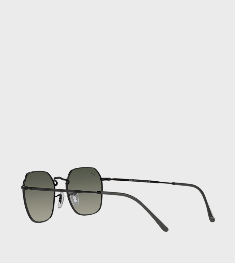 JIM Metal Rim Hexagon Sunglasses