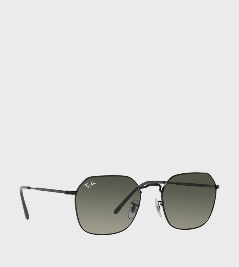 JIM Metal Rim Hexagon Sunglasses
