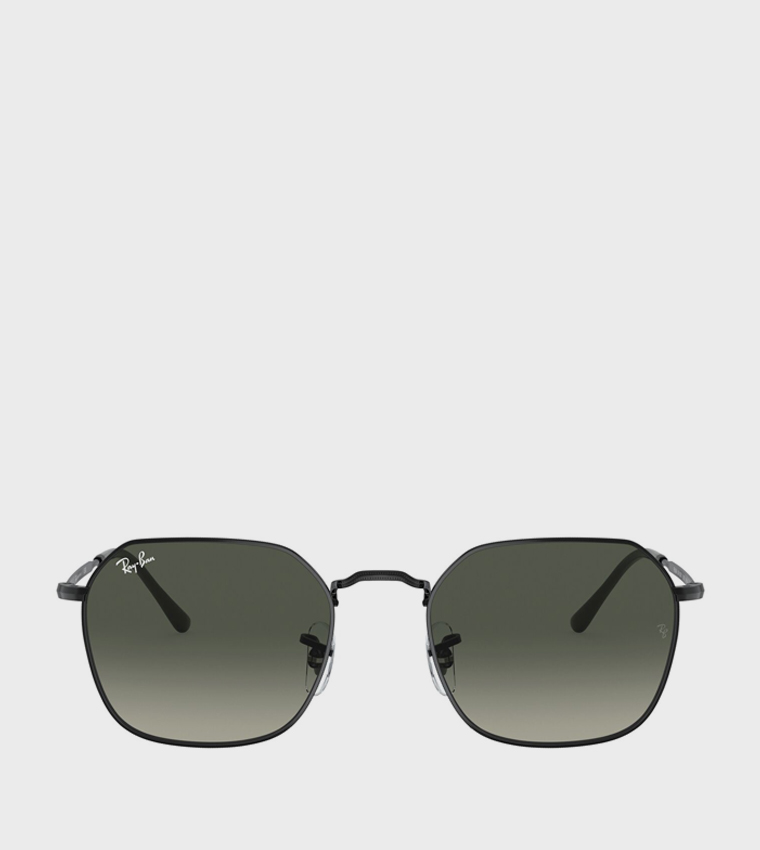JIM Metal Rim Hexagon Sunglasses