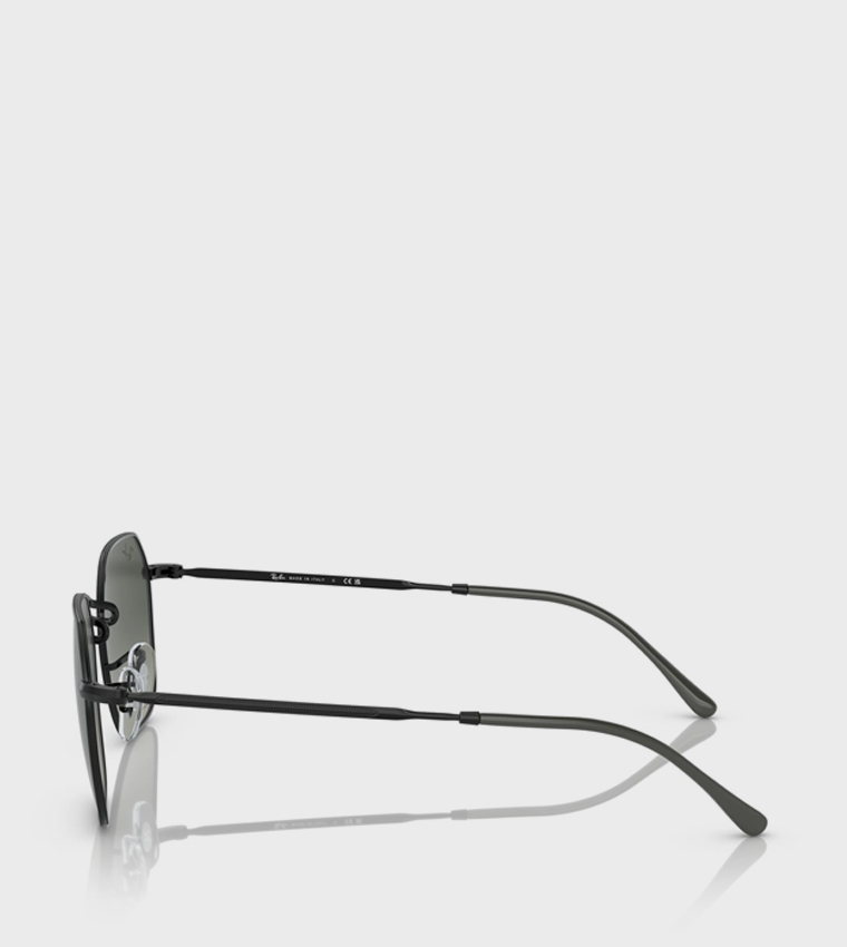 JIM Metal Rim Hexagon Sunglasses