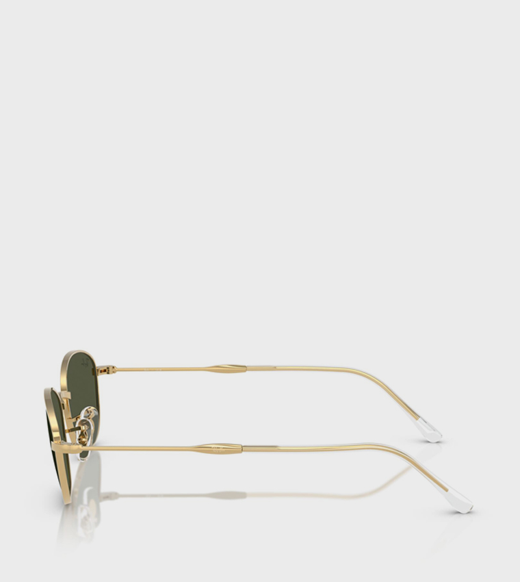 Metal Rim Oval Sunglasses
