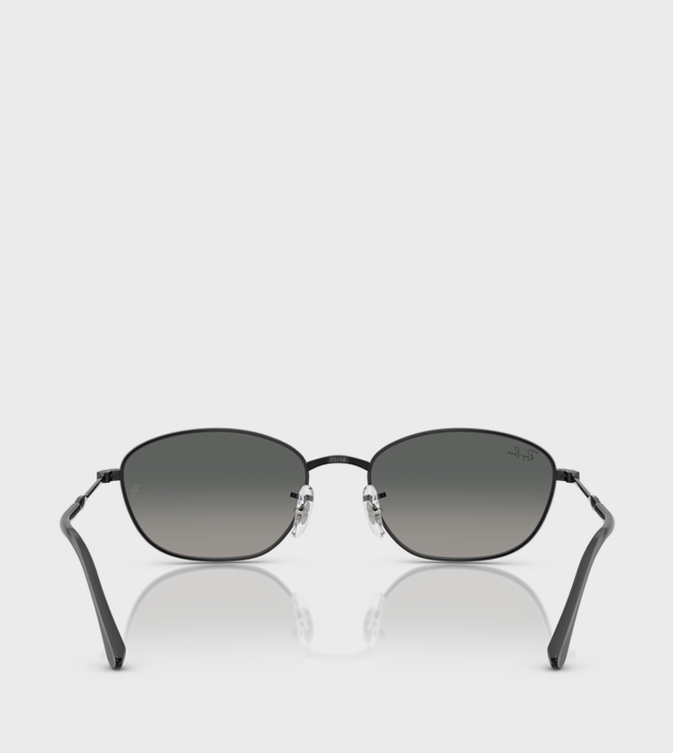 Metal Rim Oval Sunglasses